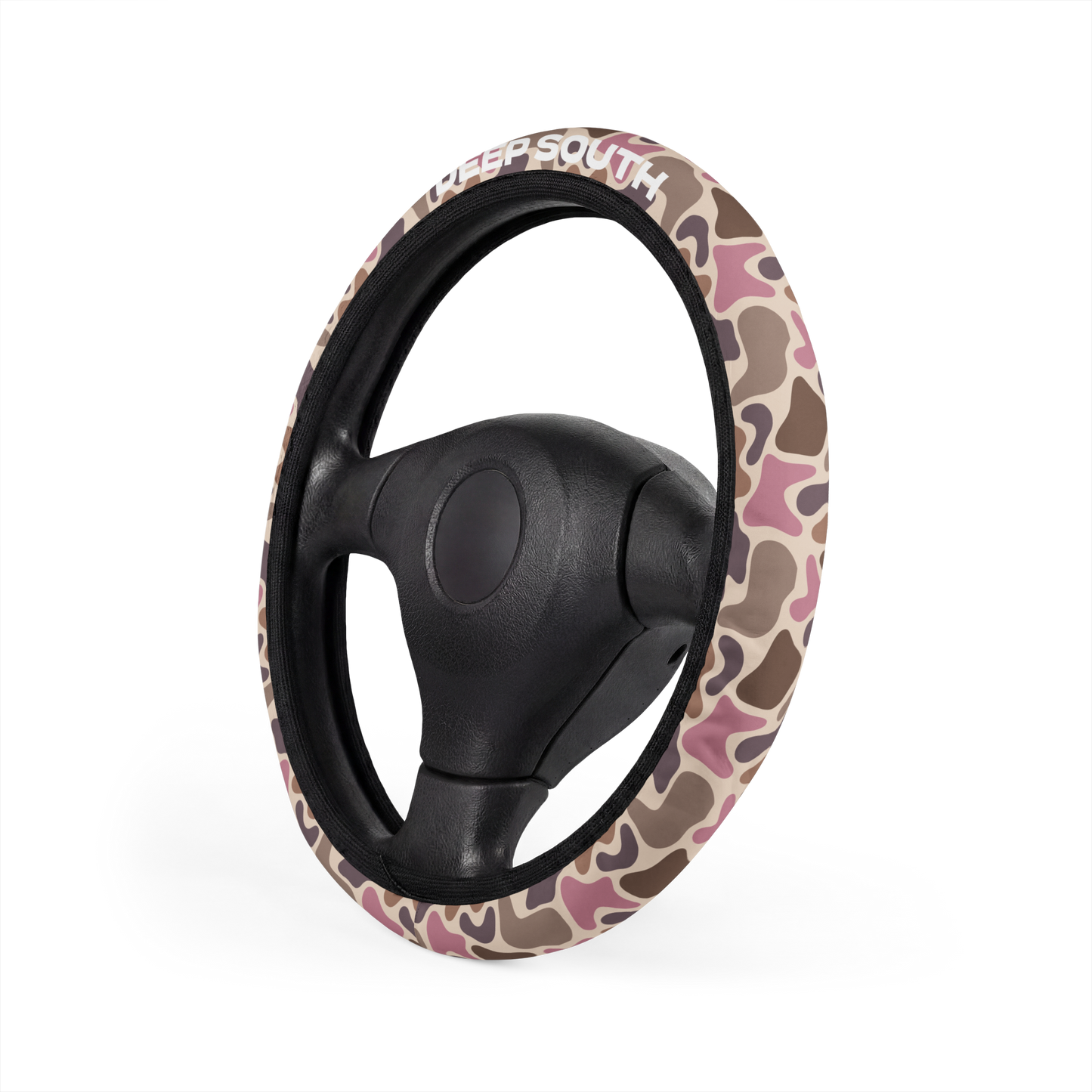 Pink Marsh Duck Camo Steering Wheel Cover