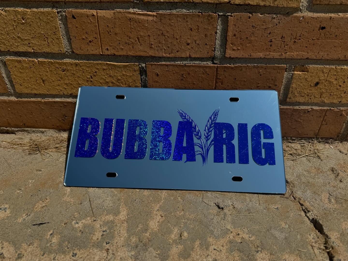 Bubba Rig License Plate