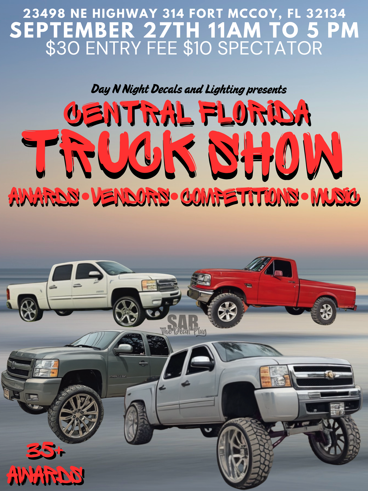 Truck Show Flyer Design