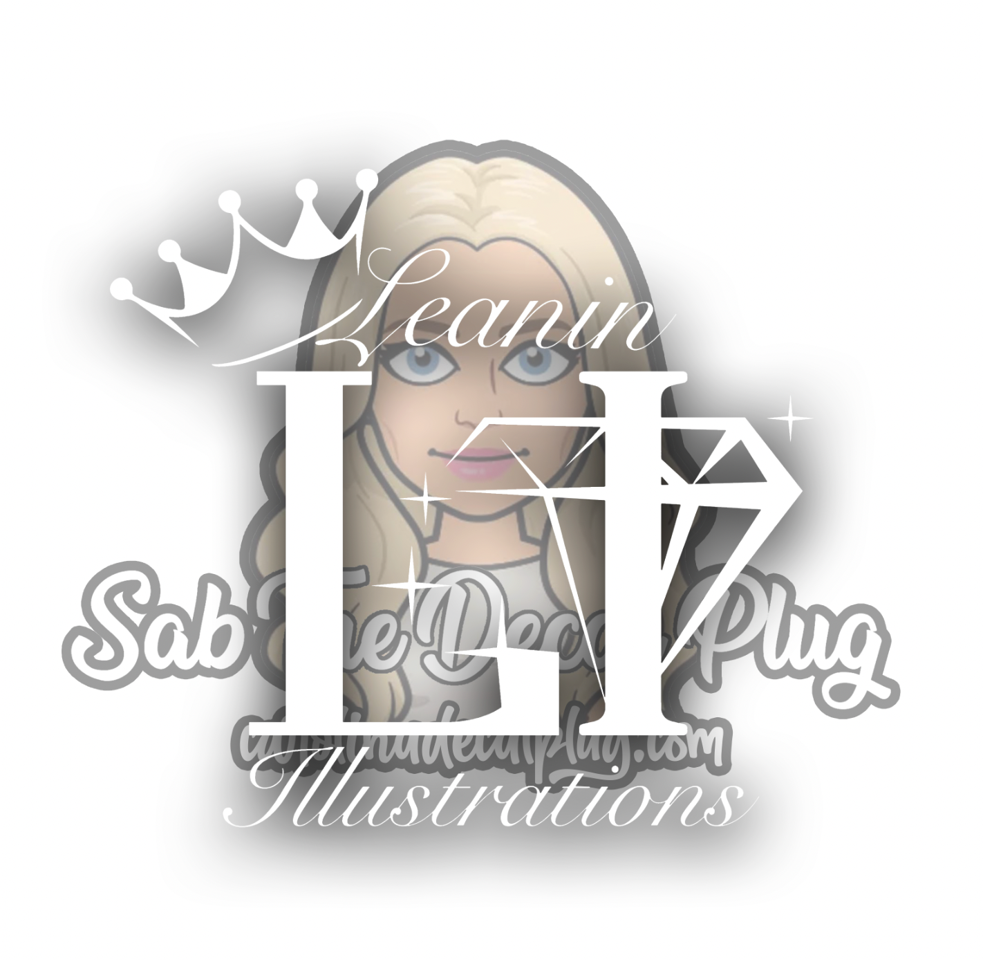 Leanin' Illustrations - LI Crown/Diamond