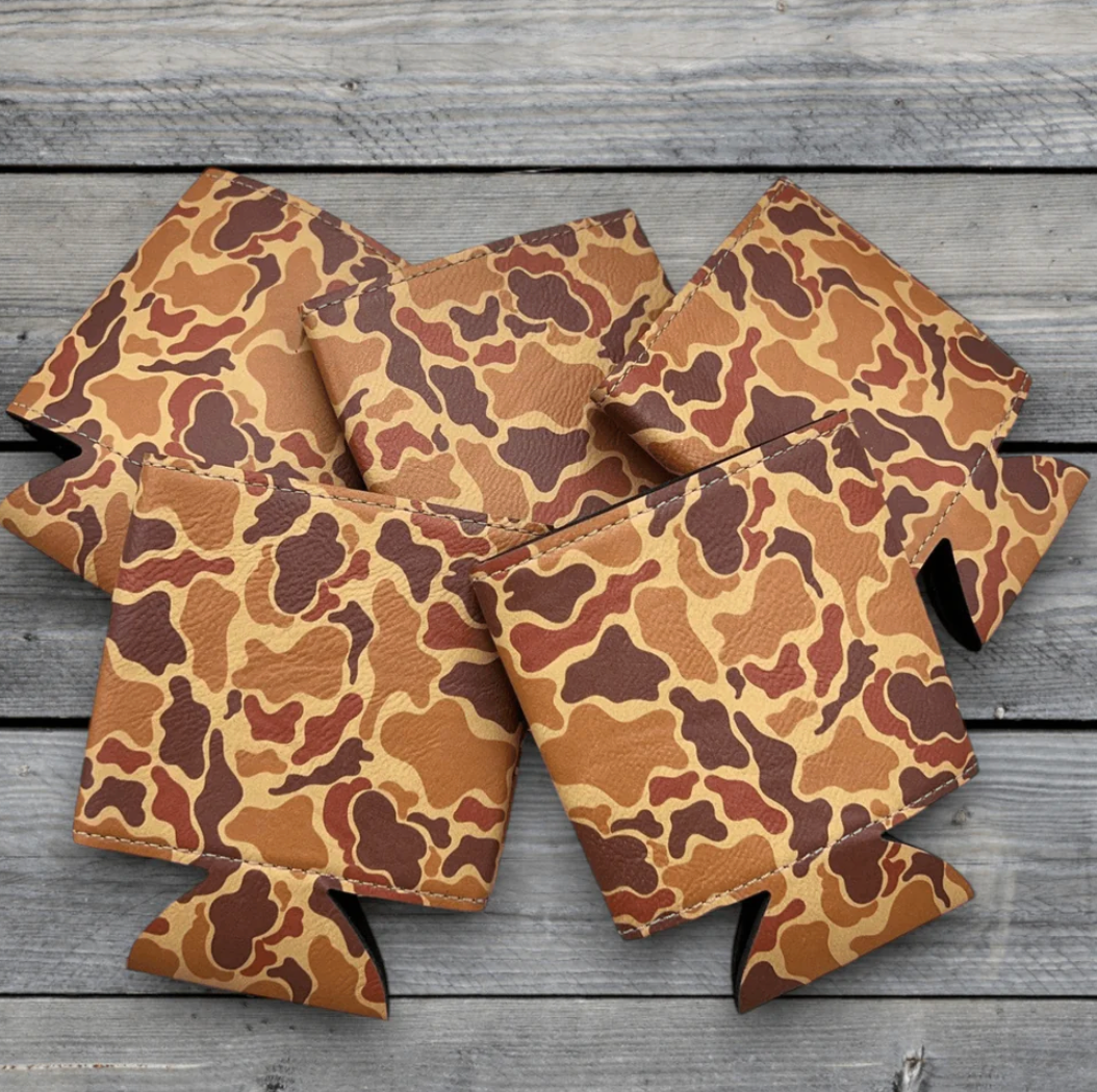 Custom BULK Drake Camo Engraved Koozies