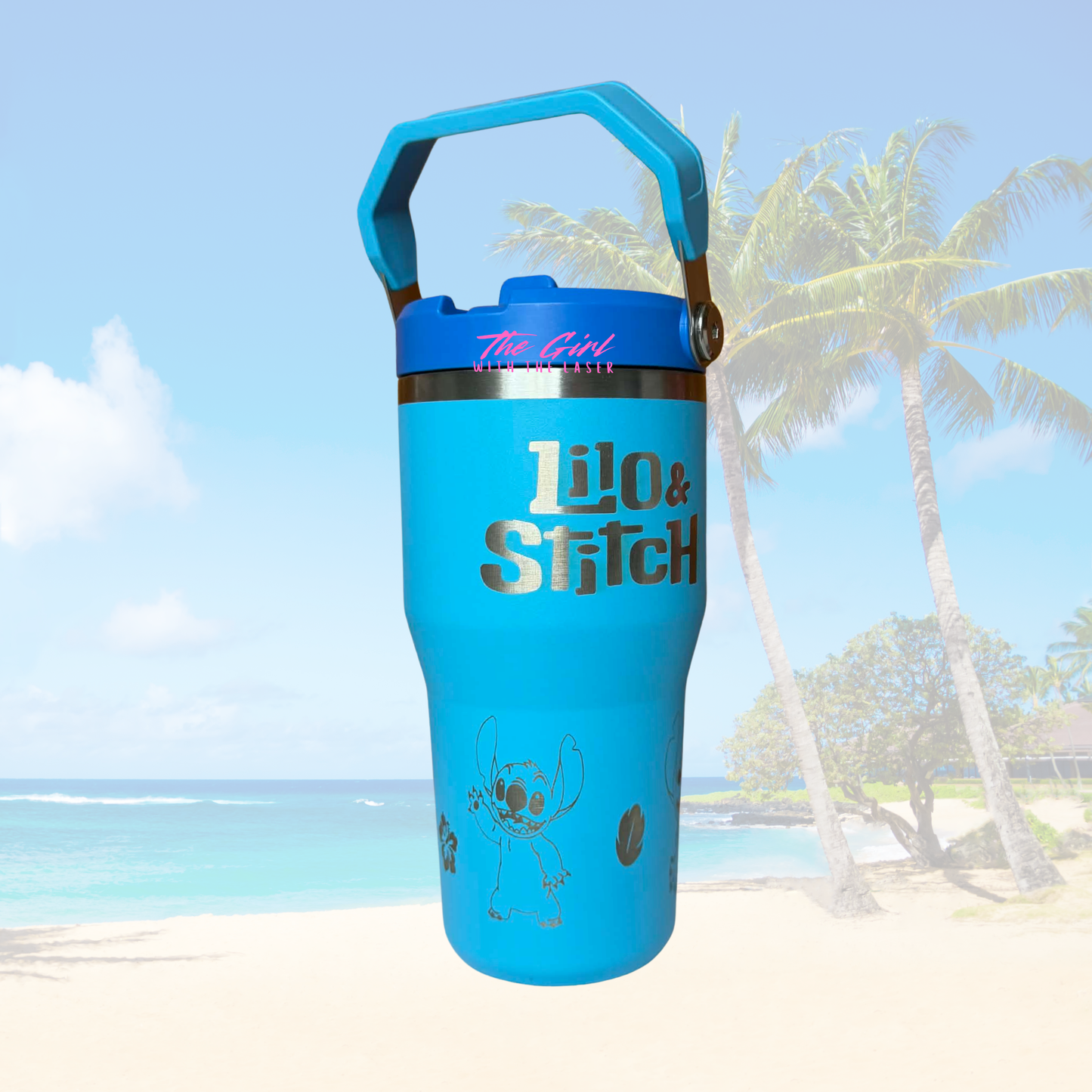 Stitch 20oz Stanley Flip Straw