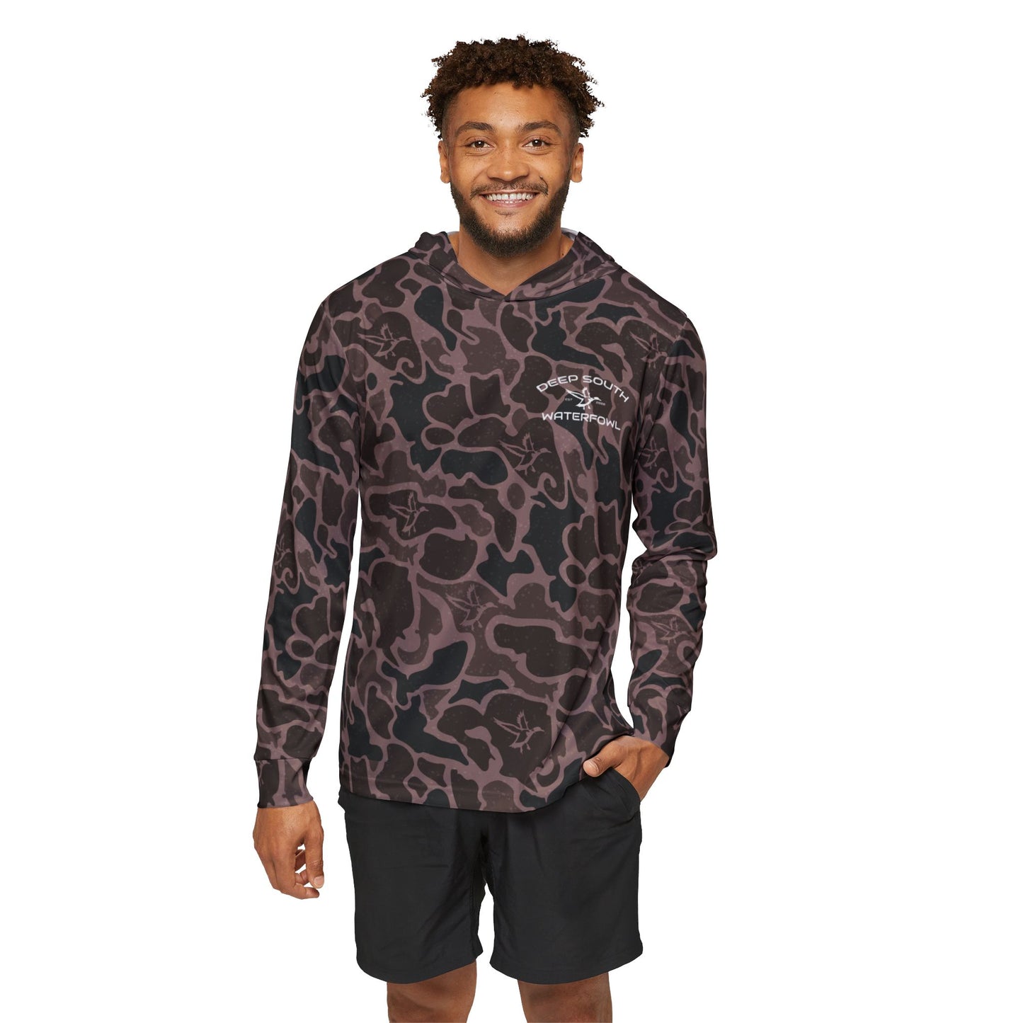 Dark Marsh Camo Sports Warmup Hoodie