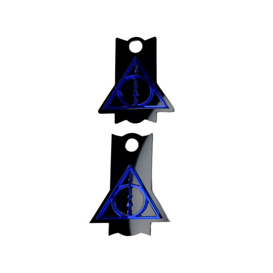 Blue Deathly Hallows Tumbler Topper