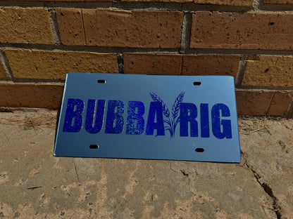 Bubba Rig License Plate