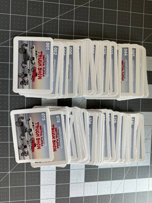 Truck Show Shield Stickers