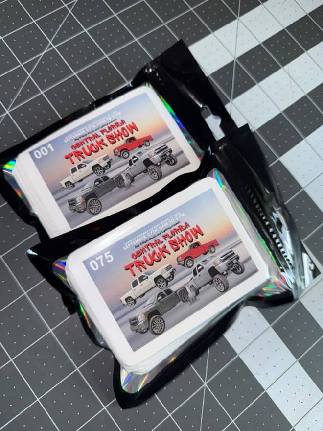 Truck Show Shield Stickers