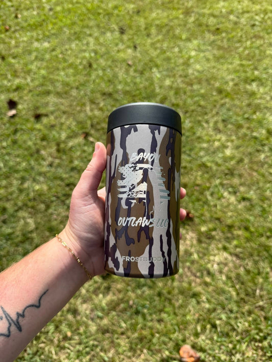 Custom Bottomland Camo FrostBuddy Universal Can Cooler