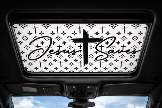 Jesus Saves - Cross Designer Sunroof Wrap