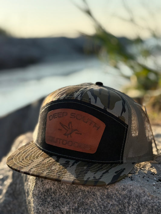 Deep South Outdoors Snapback 7 Panel (bottomland/black)