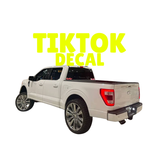 Tiktok Username Decal