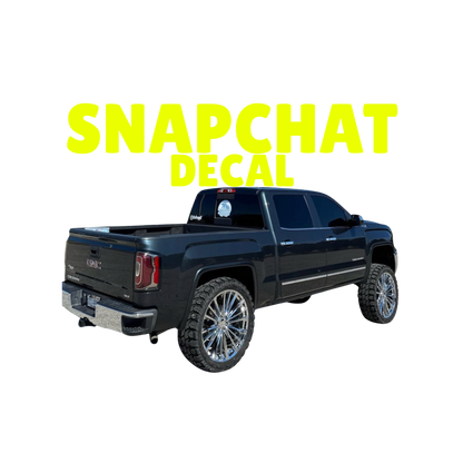 Snapchat Username Decal