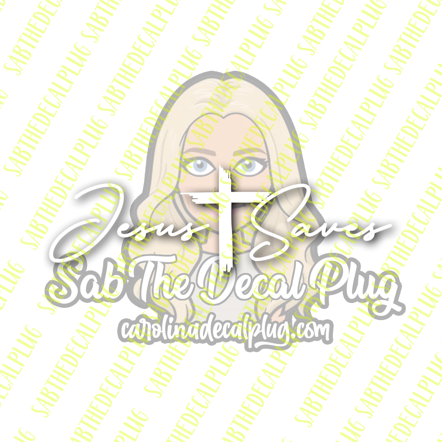 Jesus Saves Banner (with cross)