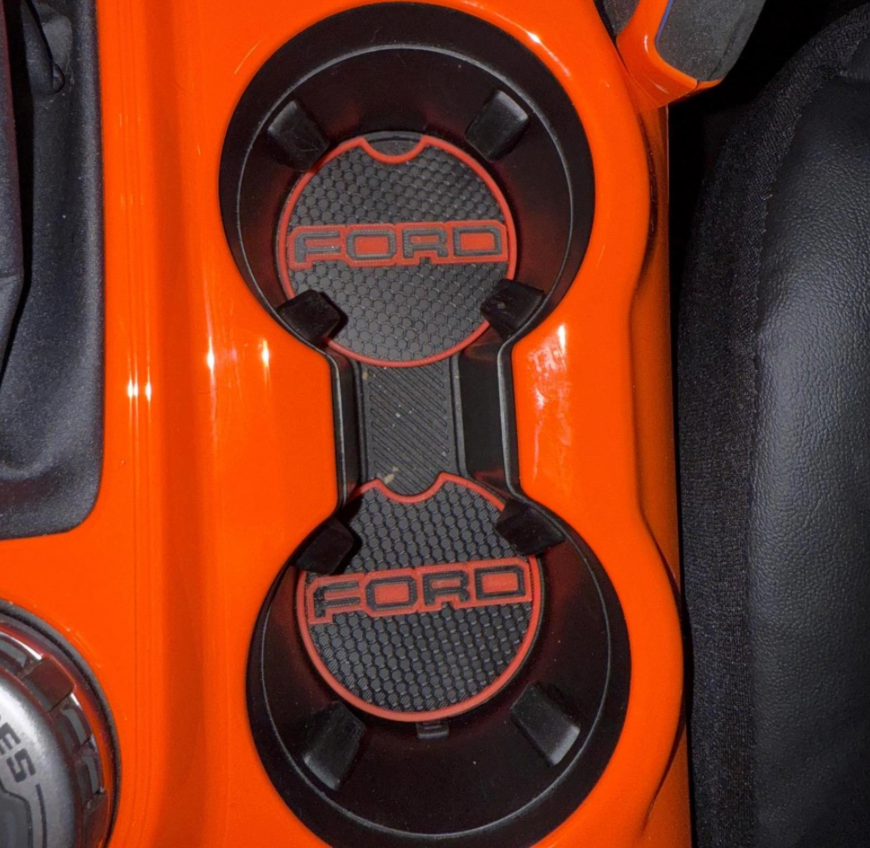 Ford Fitted Cup Holder Coasters 2pk (2016-2026 Models)
