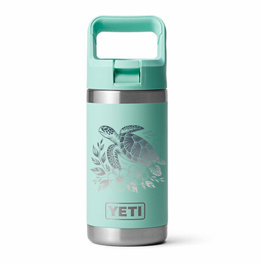 Floral Turtle Yeti Rambler JR