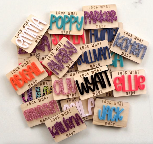 Custom Look What I Made Magnet