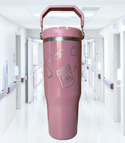 Born To Yap Forced To Chart Nurse 30oz Stanley