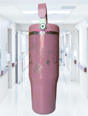 Born To Yap Forced To Chart Nurse 30oz Stanley