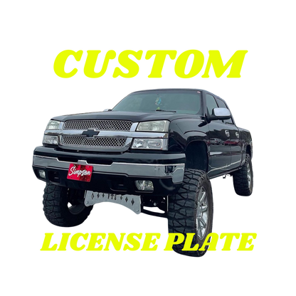 Custom License Plate