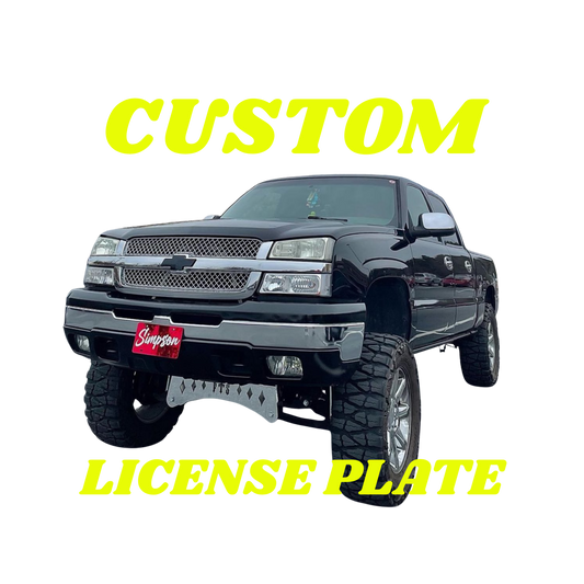 Custom License Plate