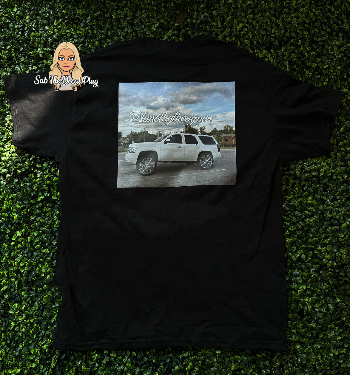 Custom Image Shirt (Black)