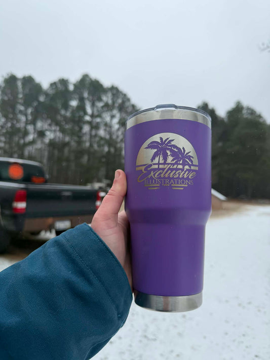 EI Palm Trees 30oz Tumbler