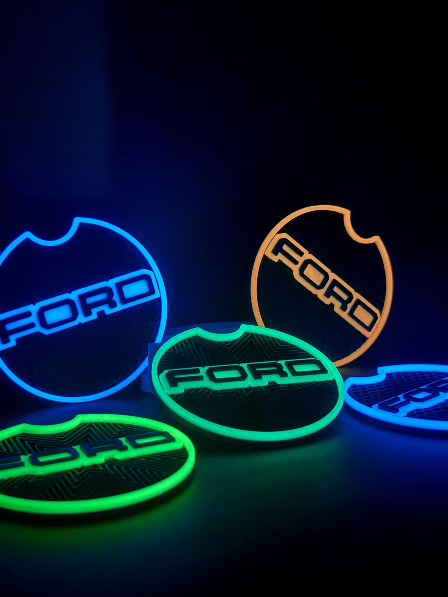 Ford Fitted Cup Holder Coasters 2pk (2016-2026 Models)