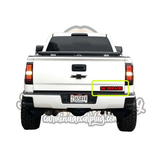 Silverado Tailgate Replacement Emblem (2014-2019) 1500/HD